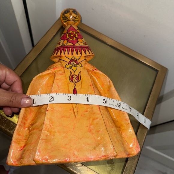 Paper Mache  by Pierre Lavat Mexican Folk Art Doll Figurine - Picture 8 of 8